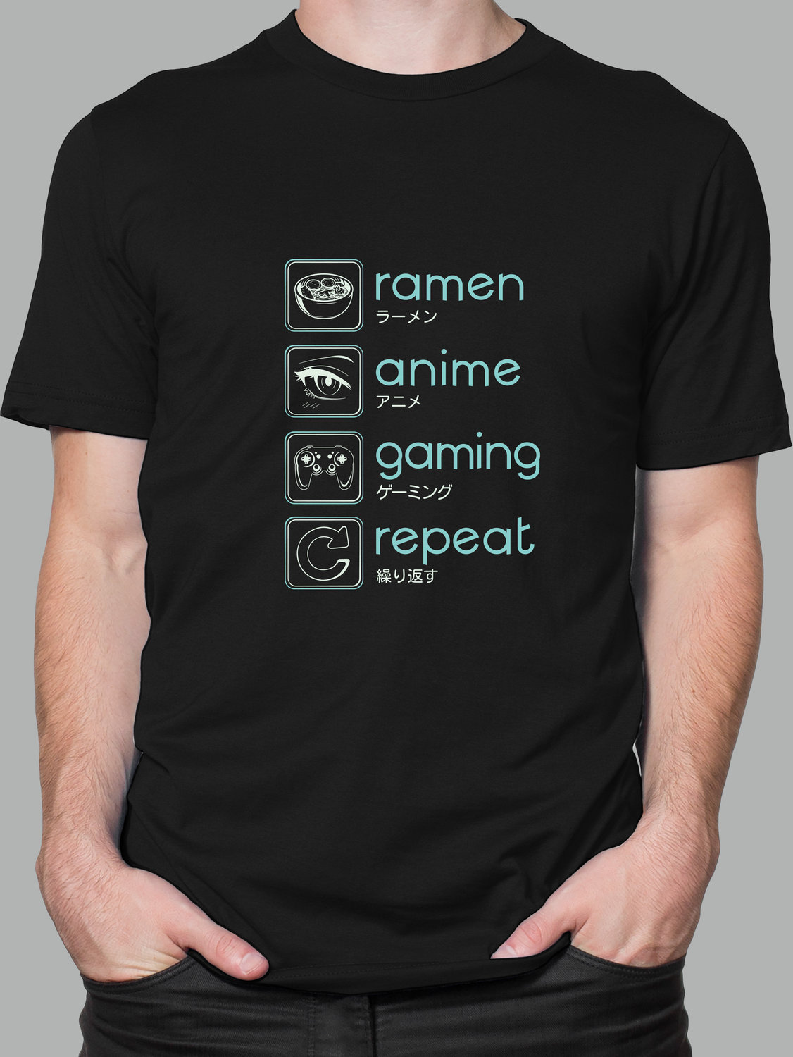 Футболка с принтом ramen