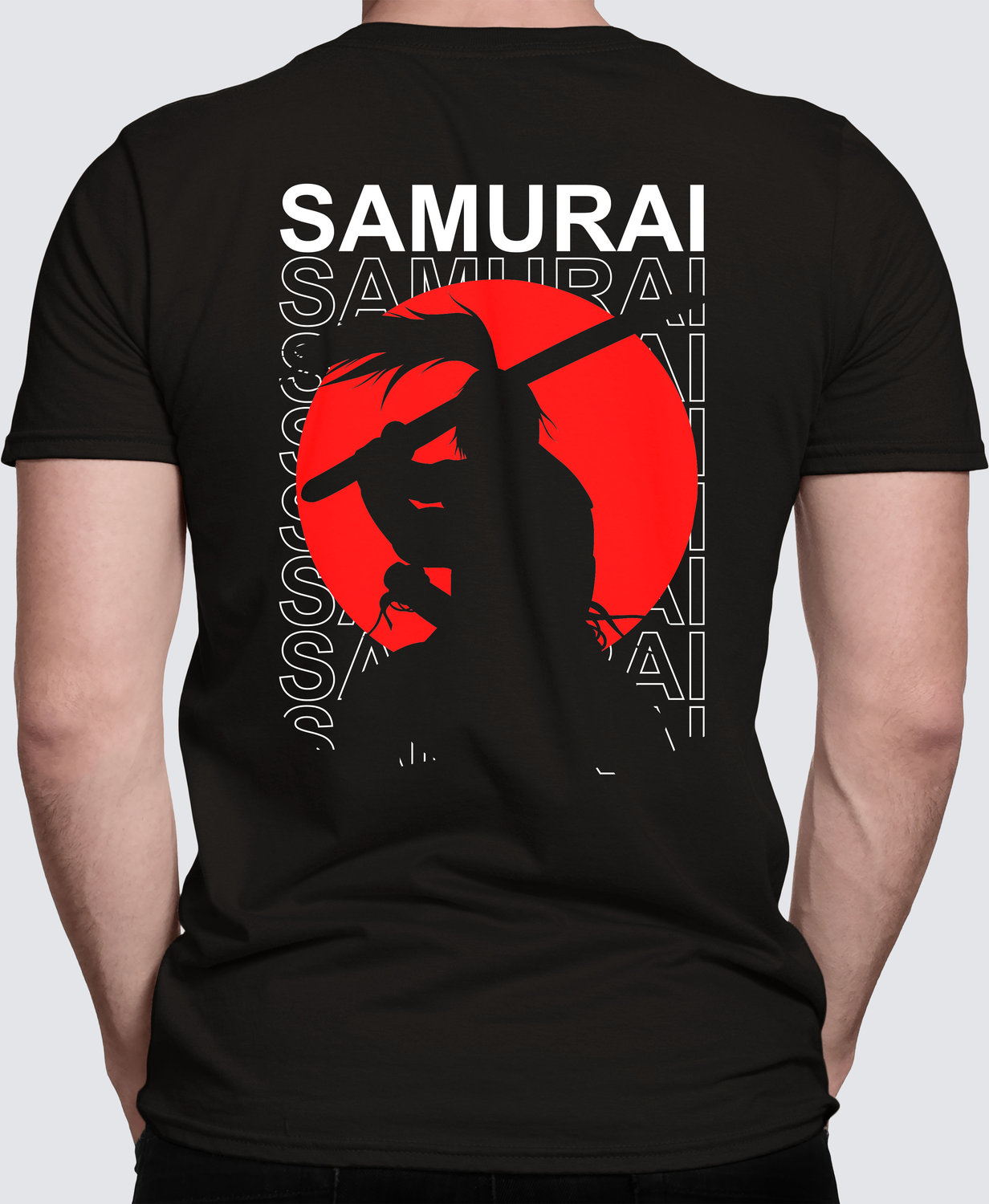 Футболка с Принтом "SAMURAI" (BLACK)