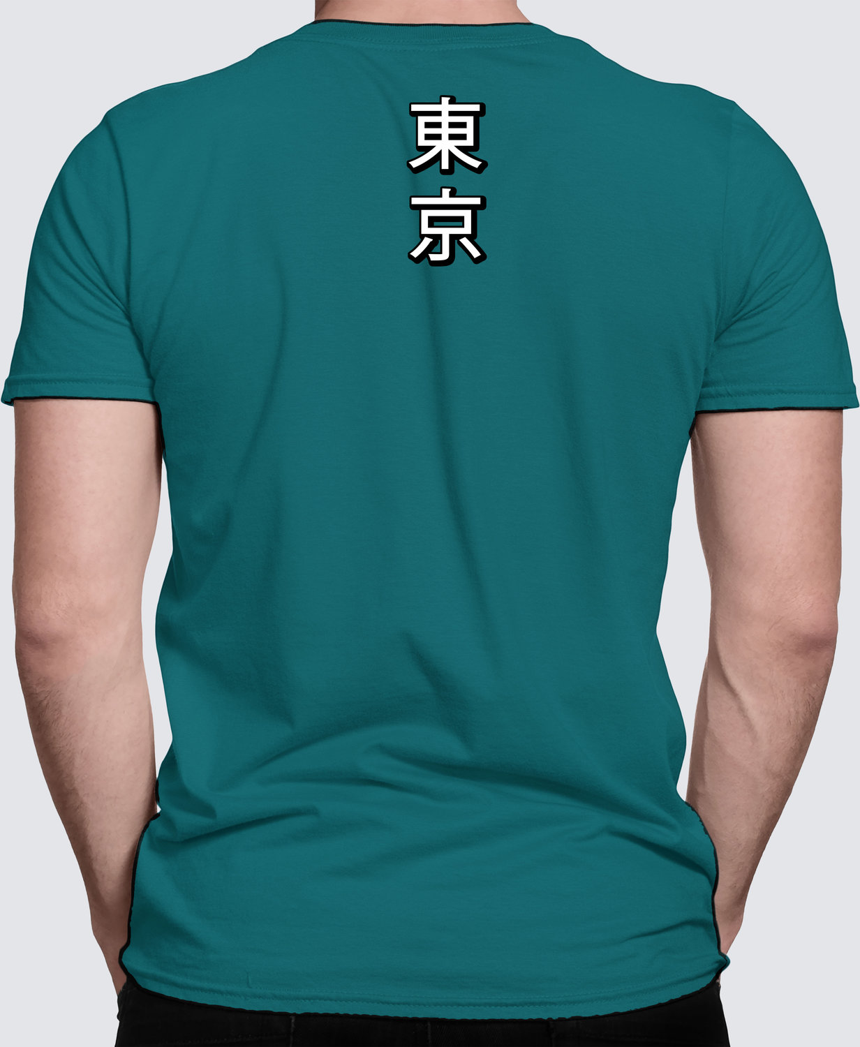 Футболка с Принтом "TOKYO" (duck blue)