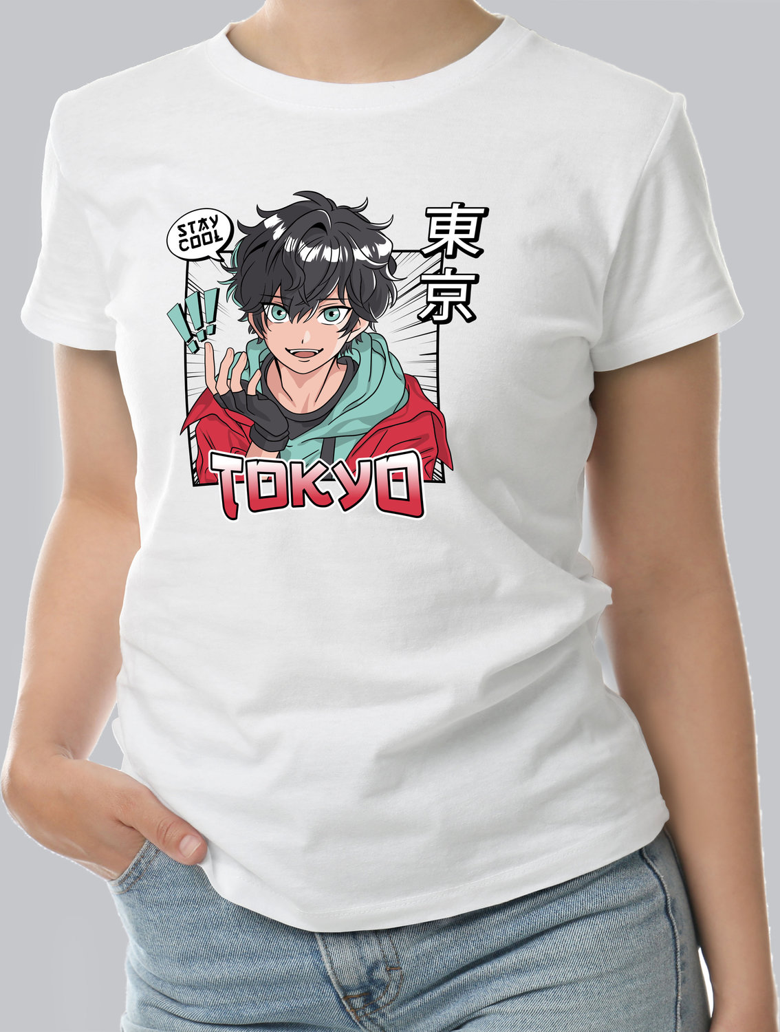 Футболка с Принтом "TOKYO" (white)