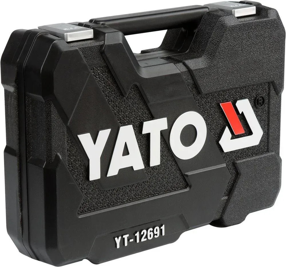 Набор головок с трещоткой YATO 1/4 ", 3/8", 1/2", 82 шт