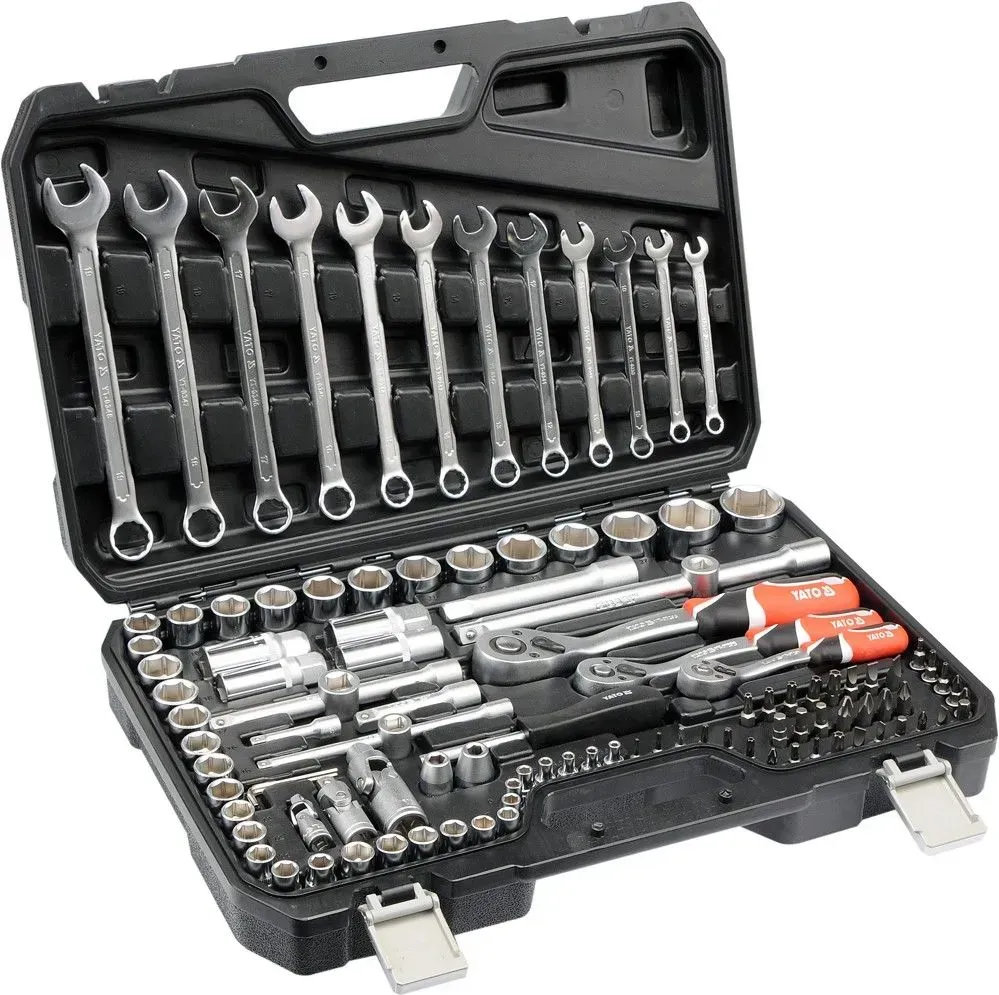Набор инструментов Yato 1/4", 3/8", 1/2", 111 шт XL Набор инструментов Yato 1/4", 3/8", 1/2", 111 шт XL