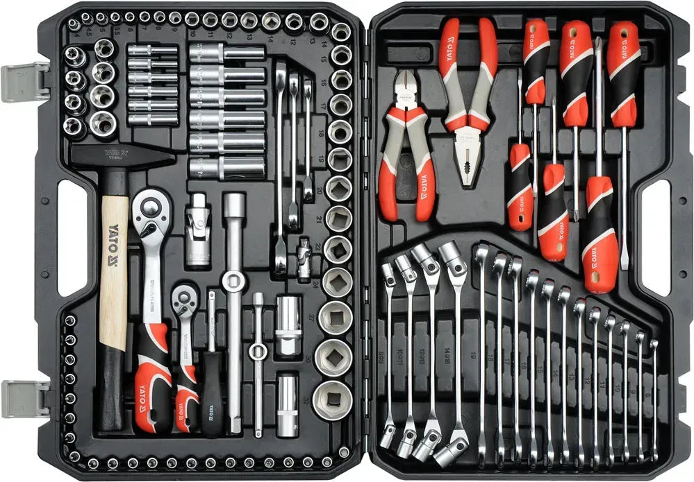 Универсальный набор инструментов Yato 1/4", 1/2", 109 шт