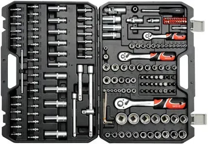 Набор инструментов Yato 1/2", 1/4", 3/8", 173 шт Набор инструментов Yato 1/2", 1/4", 3/8", 173 шт