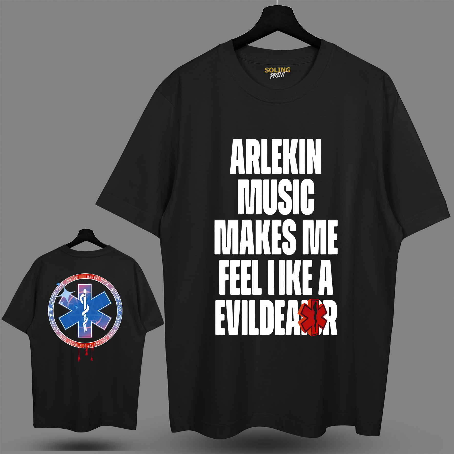 Футболка с принтом Arlekin