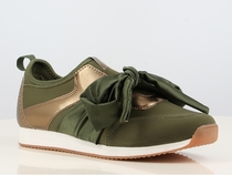 Женские кроссовки Sneakers - темно-зеленые