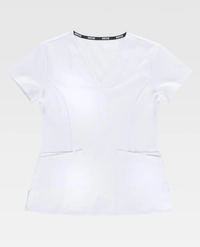 Женская медицинская рубашка - белая