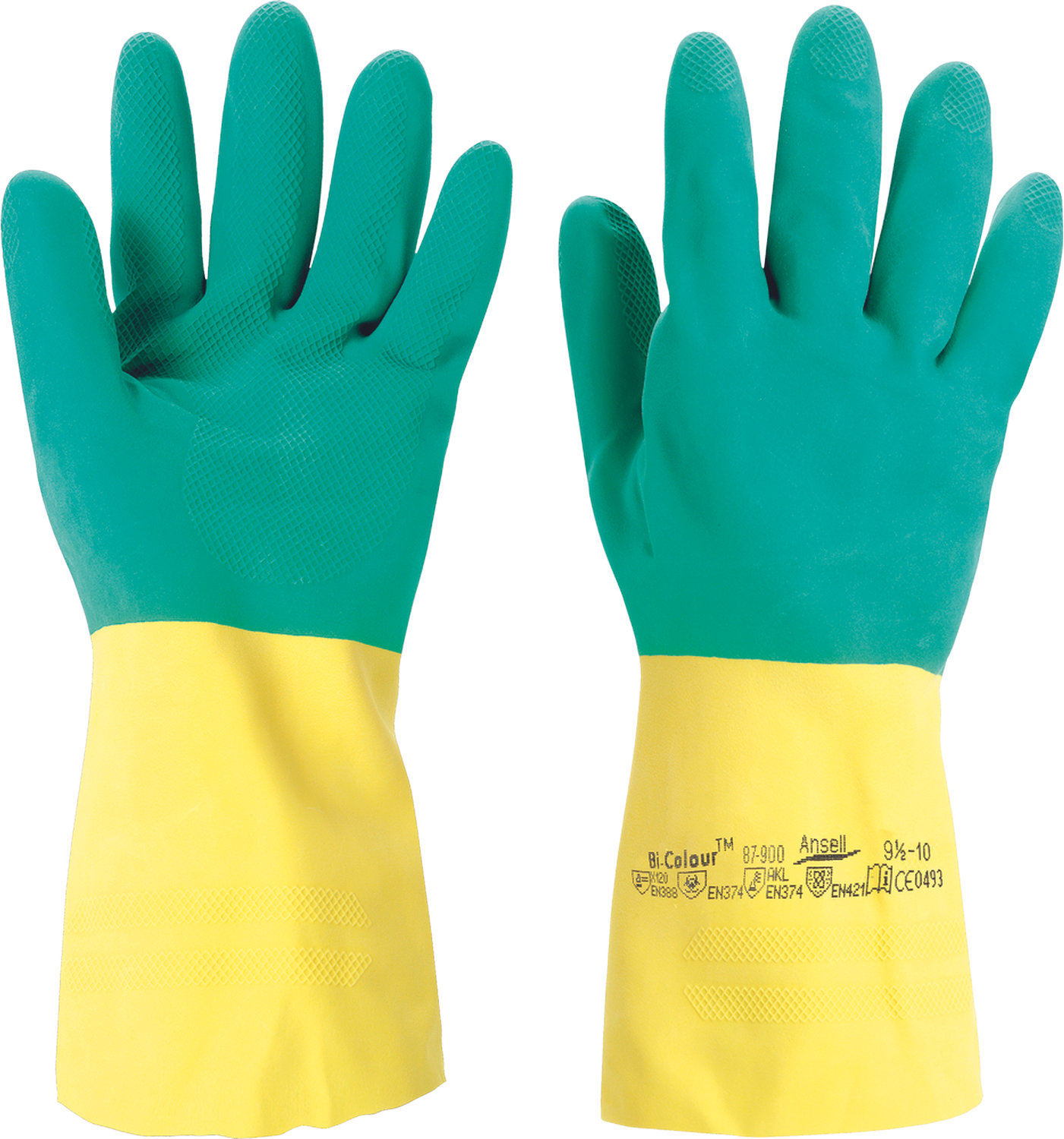 BI–COLOUR TM 87–900 Перчатки химзащитные ANSELL