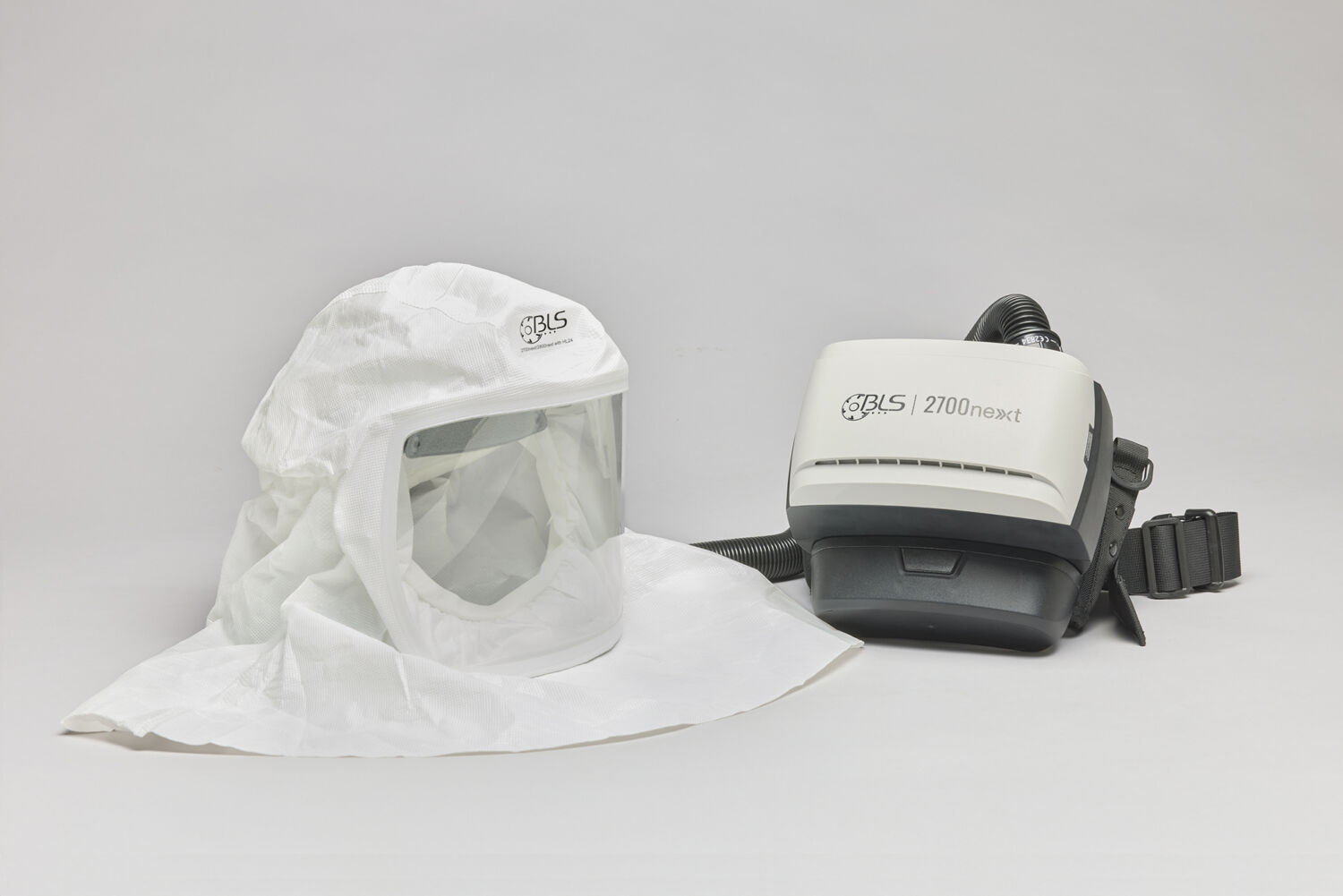 Капюшон с защитой плеч для системы очистки воздуха с электроприводом BLS HL24 Капюшон с защитой плеч для системы очистки воздуха с электроприводом BLS HL24