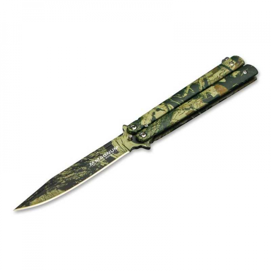 Нож-бабочка BO-06EX403 Böker Magnum Balisong Camo Нож-бабочка BO-06EX403 Böker Magnum Balisong Camo