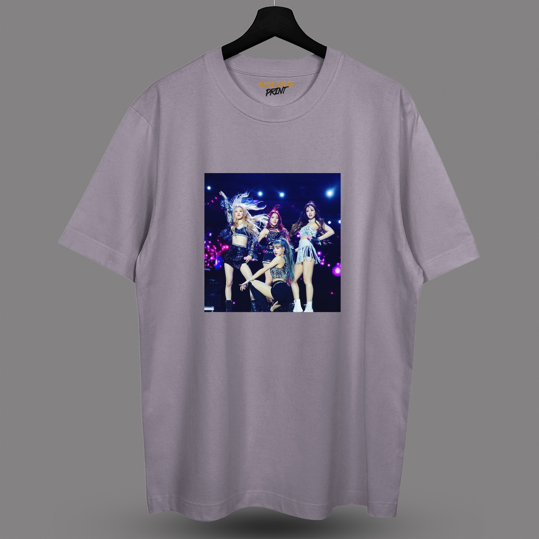 Футболка с принтом Black Pink Poster