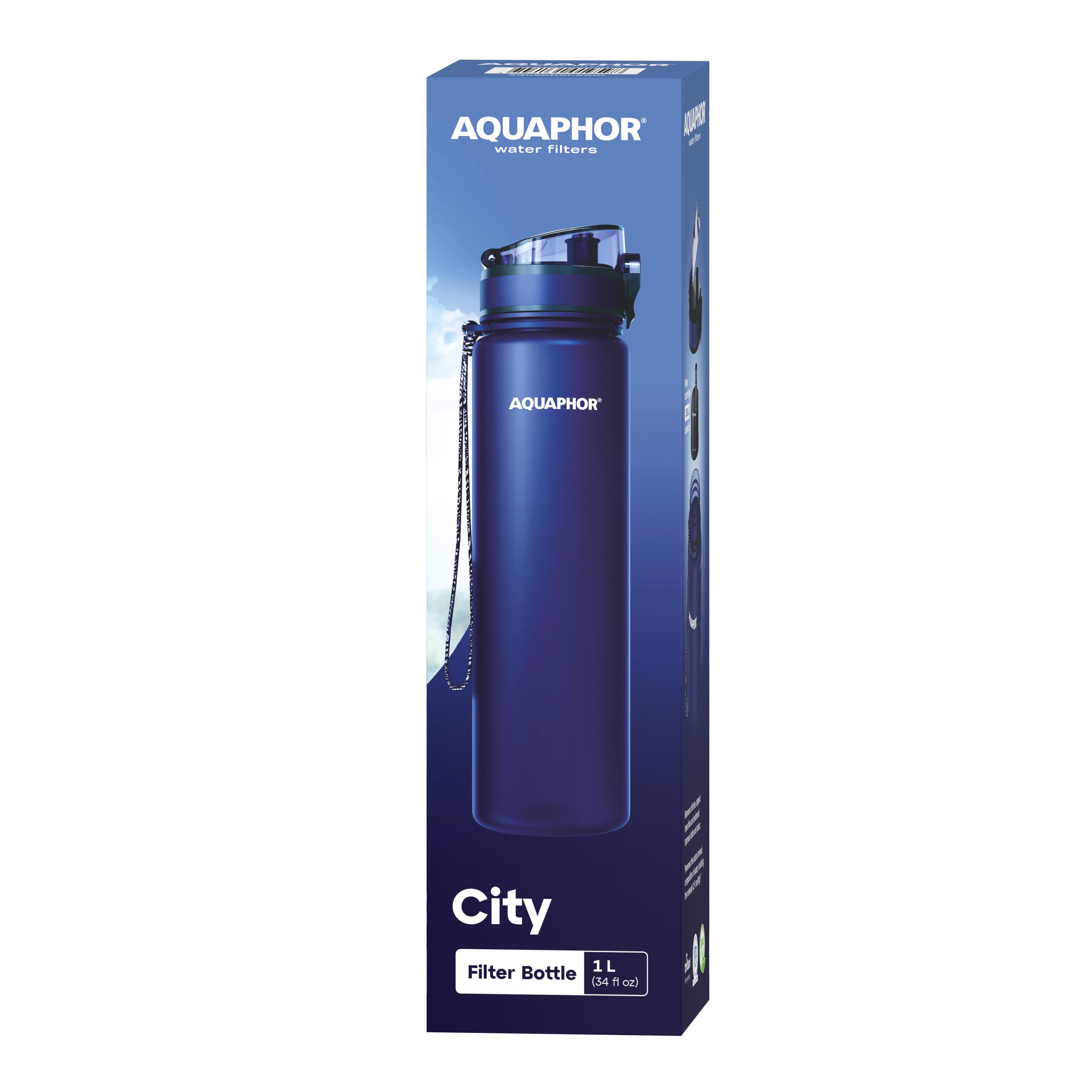 Фильтр бутылка City 1000 ml (Тёмно-синий) Фильтр бутылка City 1000 ml (Тёмно-синий)