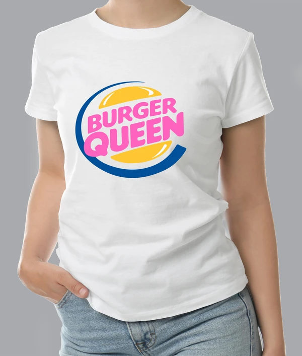 Женская футболка с принтом "Burger queen"