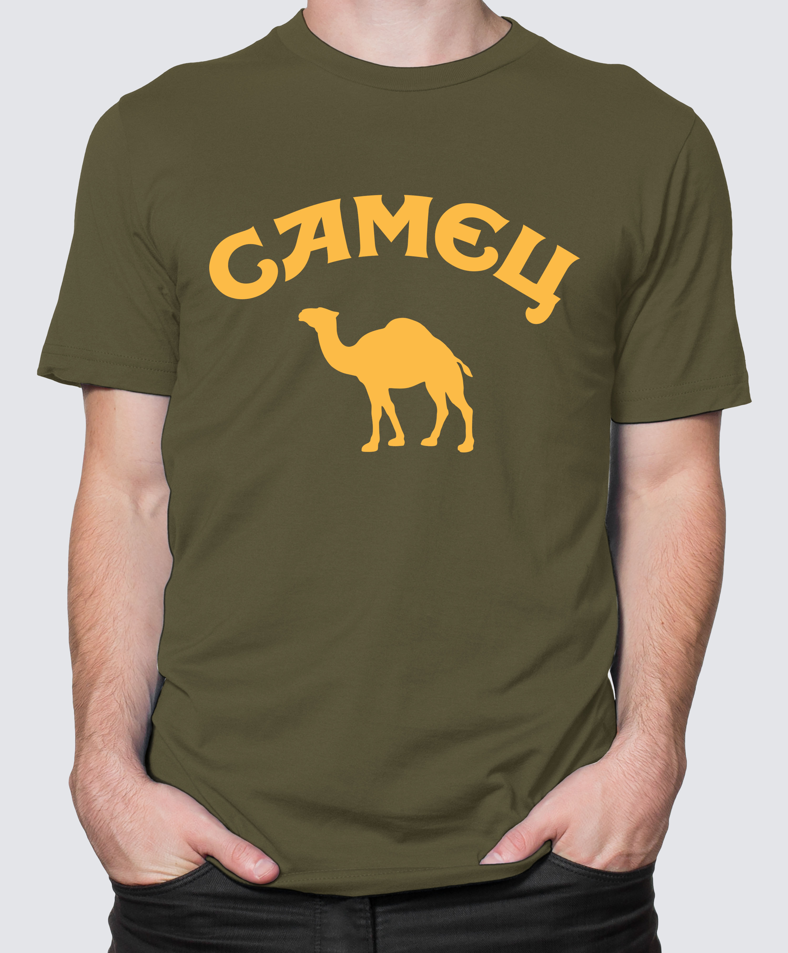 Футболка с Принтом "CAMEL" (Olive)