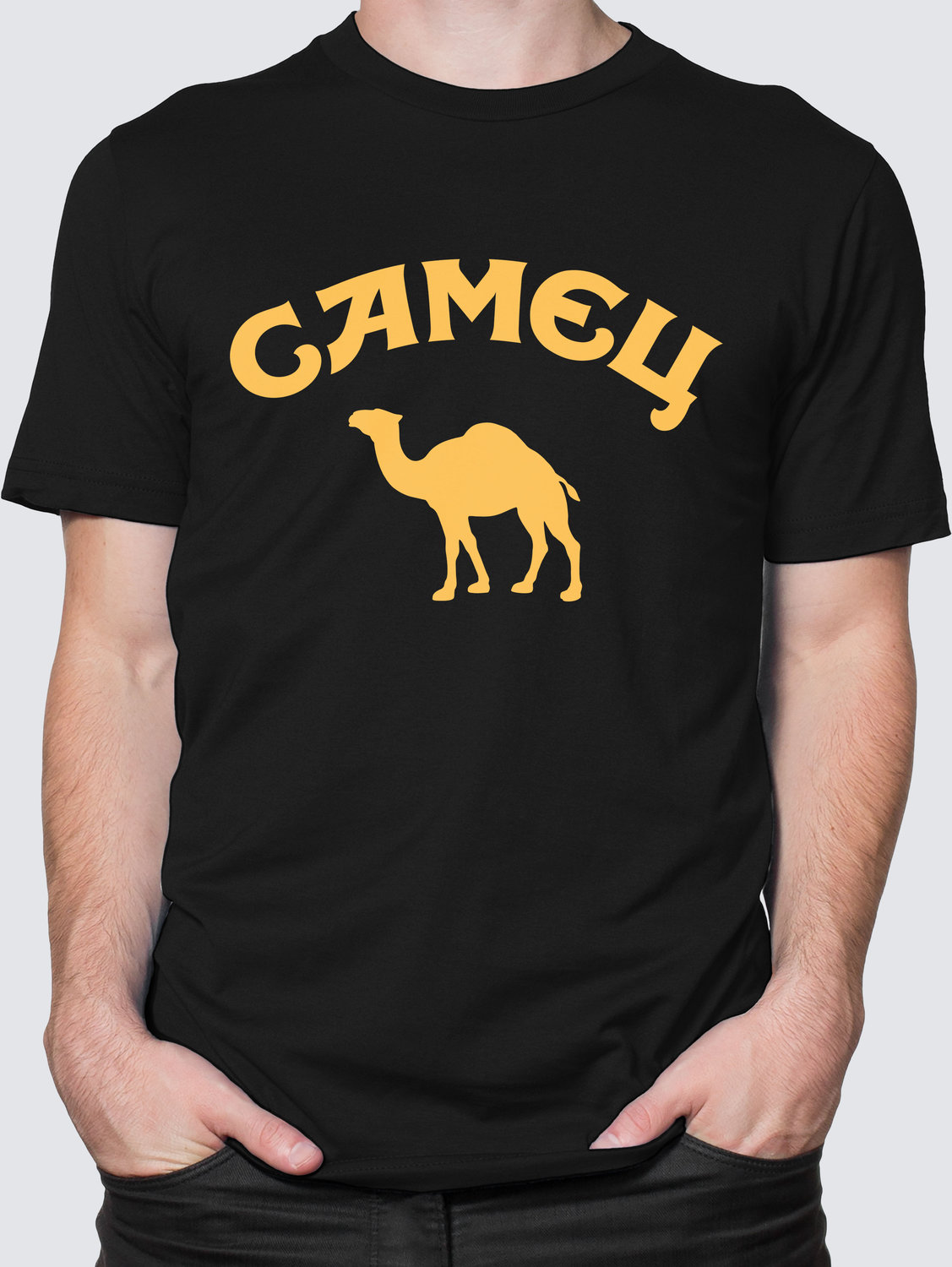 Футболка с Принтом "CAMEL" (black)