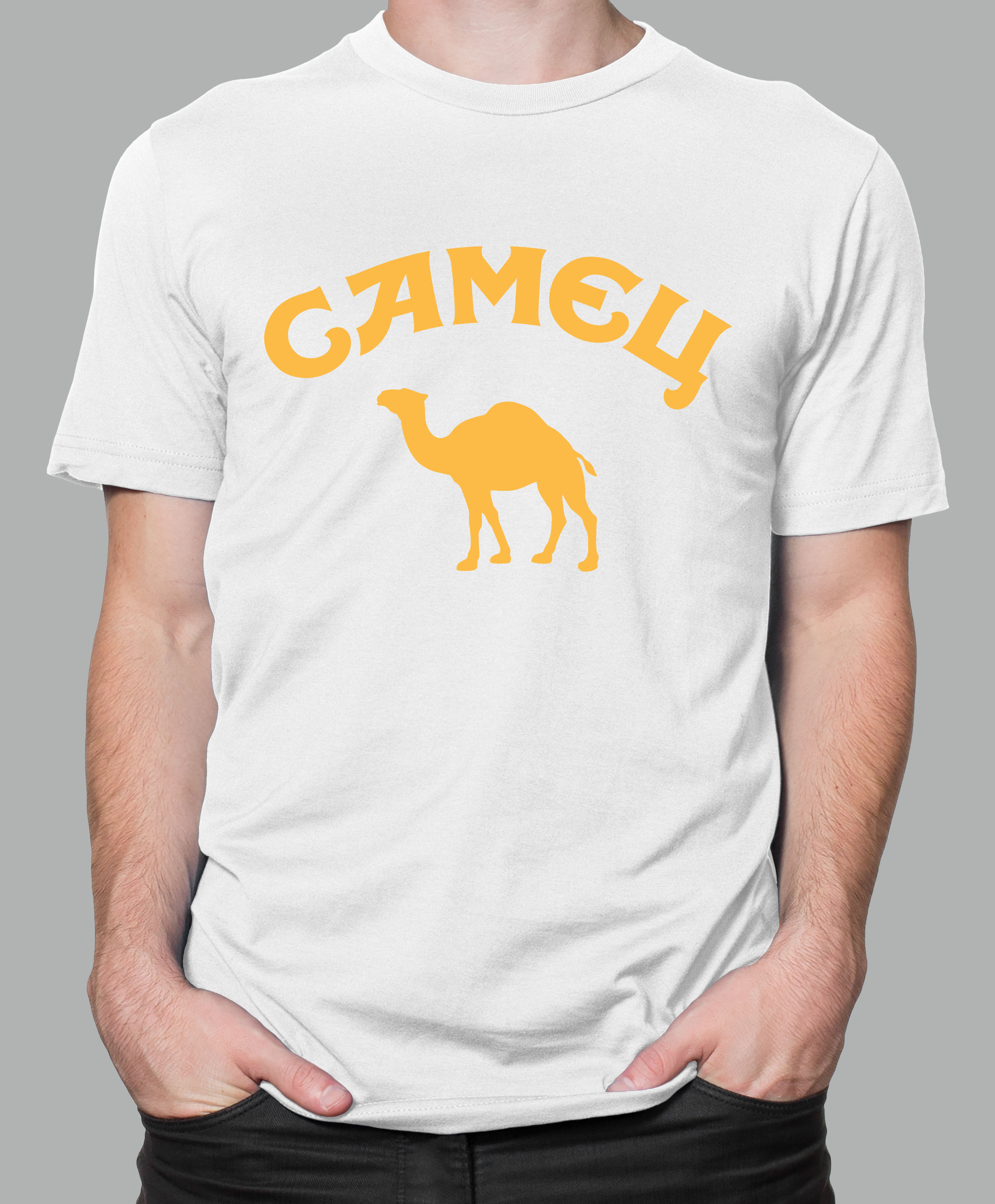 Футболка с Принтом "CAMEL" (white)