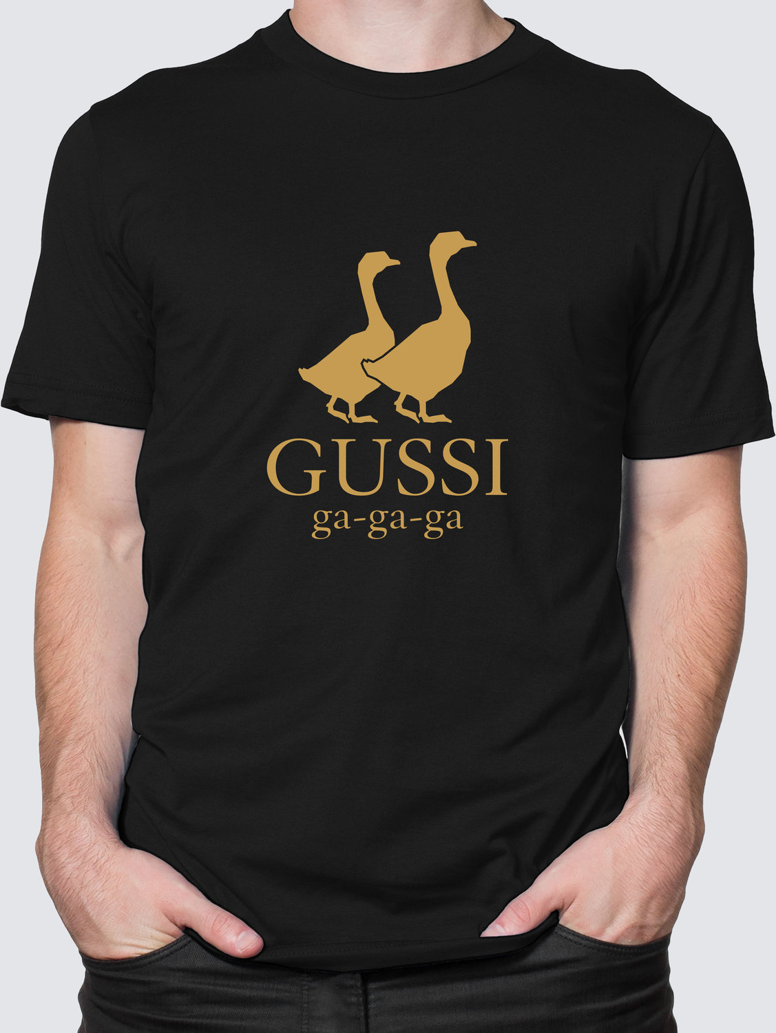 Футболка с принтом (Gussi) - Белая (White)
