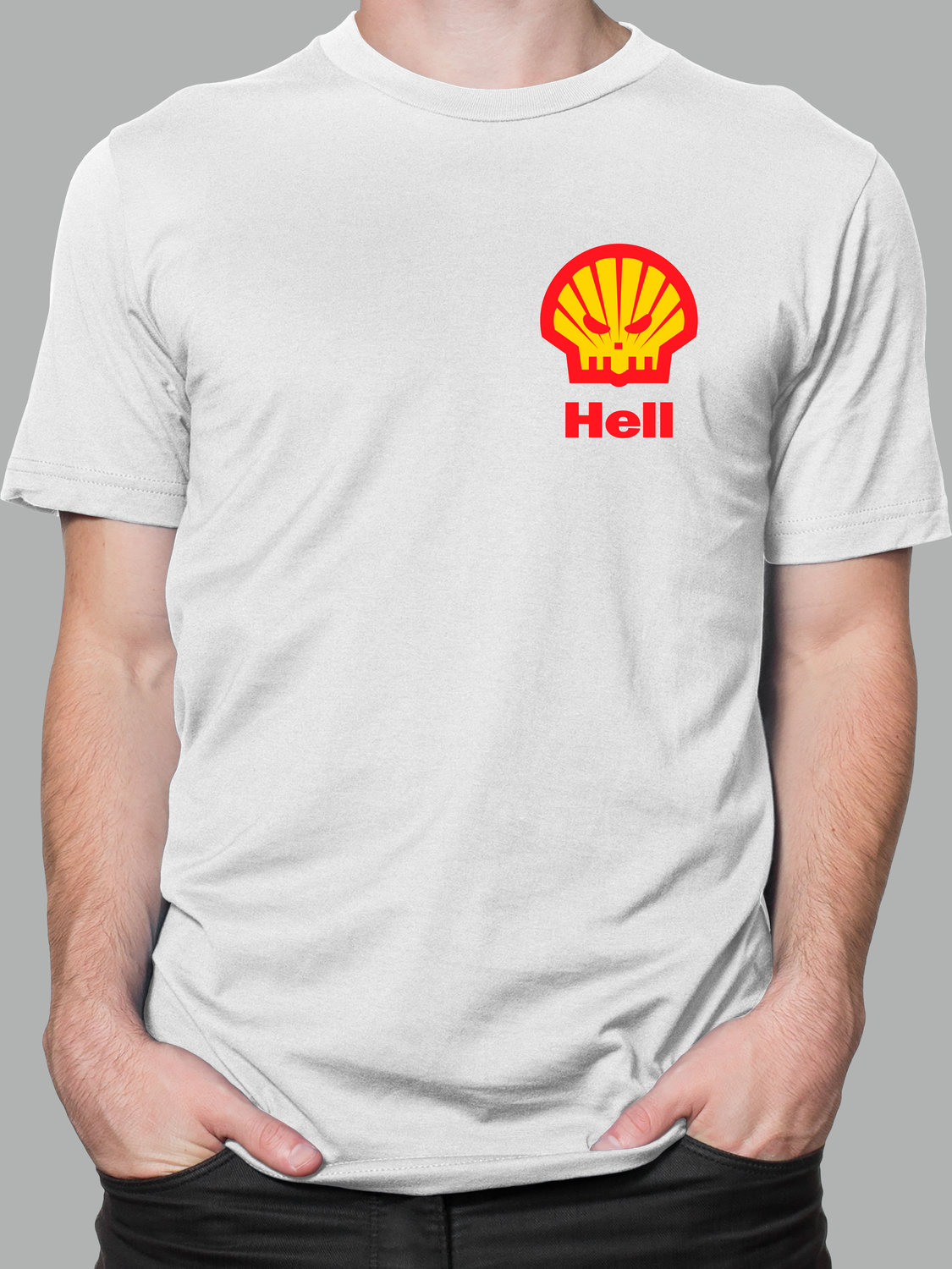 Футболка с Принтом "Hell"