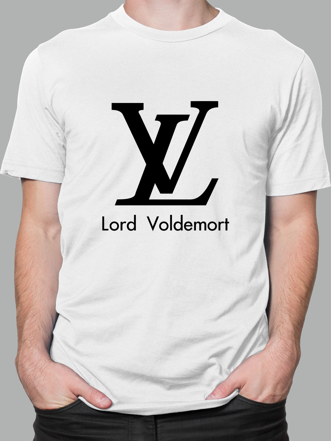 Футболка с Принтом "LV" (WHITE)