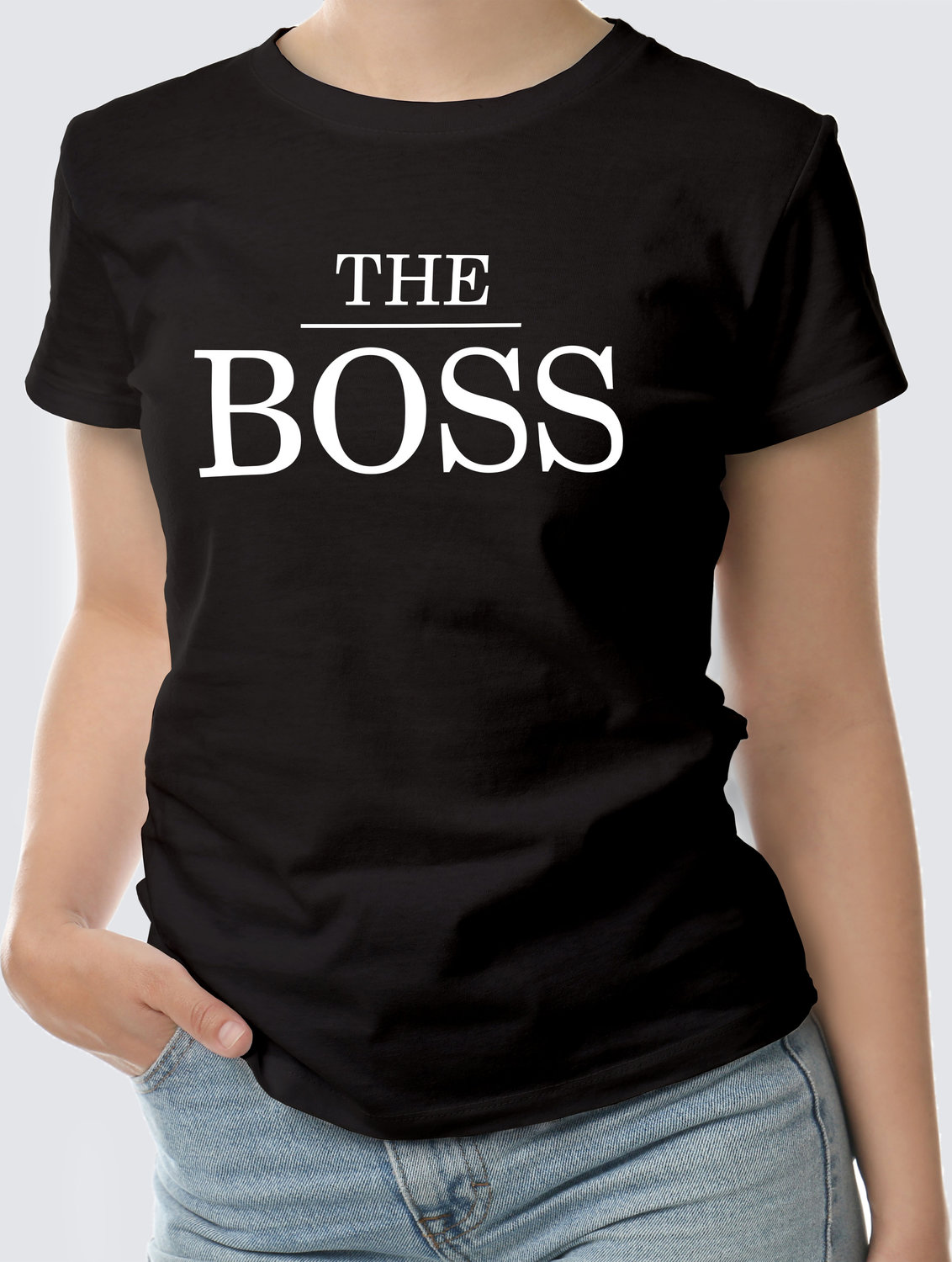 Футболка с Принтом "Boss"