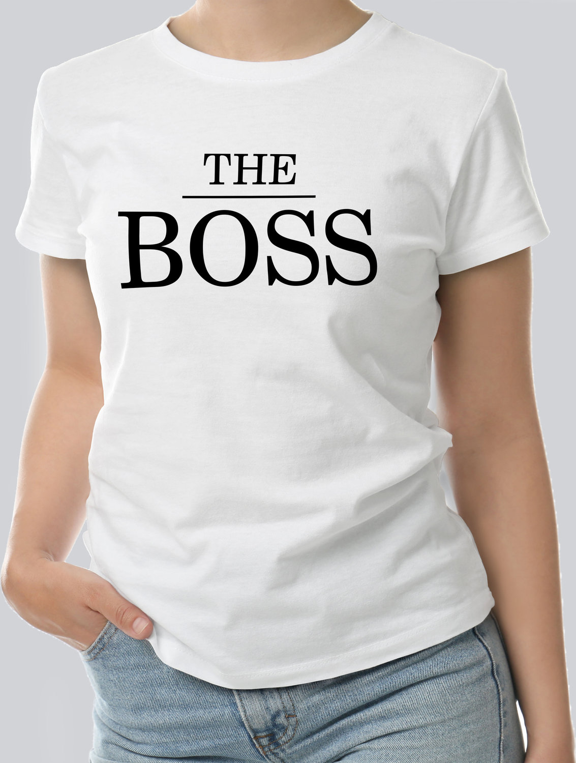 Футболка с Принтом "Boss"
