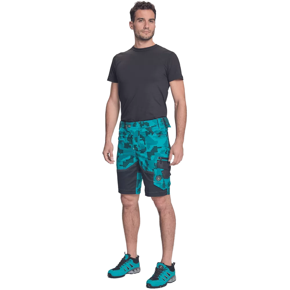 Шорты NEURUM CAMOUFLAGE - бирюзовые Шорты NEURUM CAMOUFLAGE - бирюзовые
