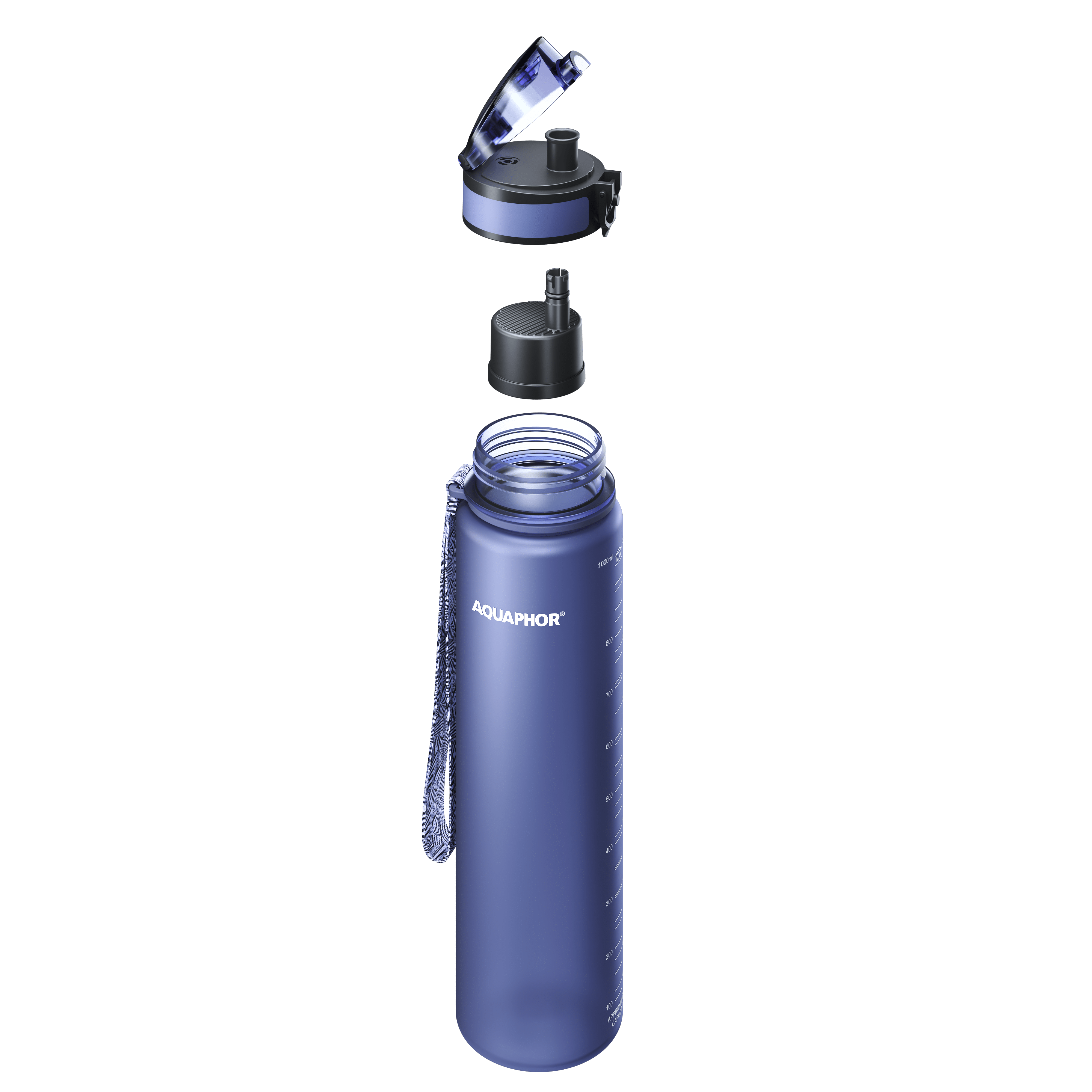 Фильтр бутылка City 1000 ml (Тёмно-синий) Фильтр бутылка City 1000 ml (Тёмно-синий)