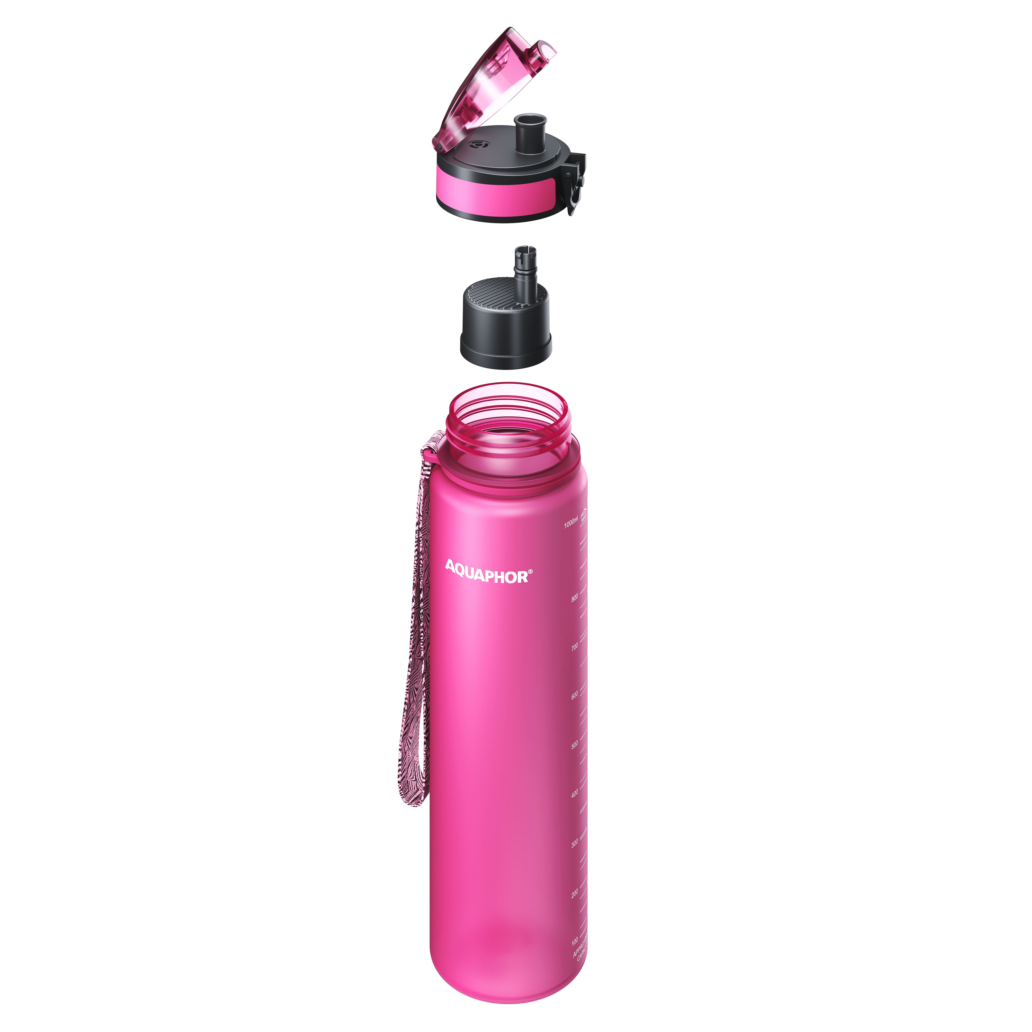 Фильтр бутылка City 1000 ml (розовая) Фильтр бутылка City 1000 ml (розовая)