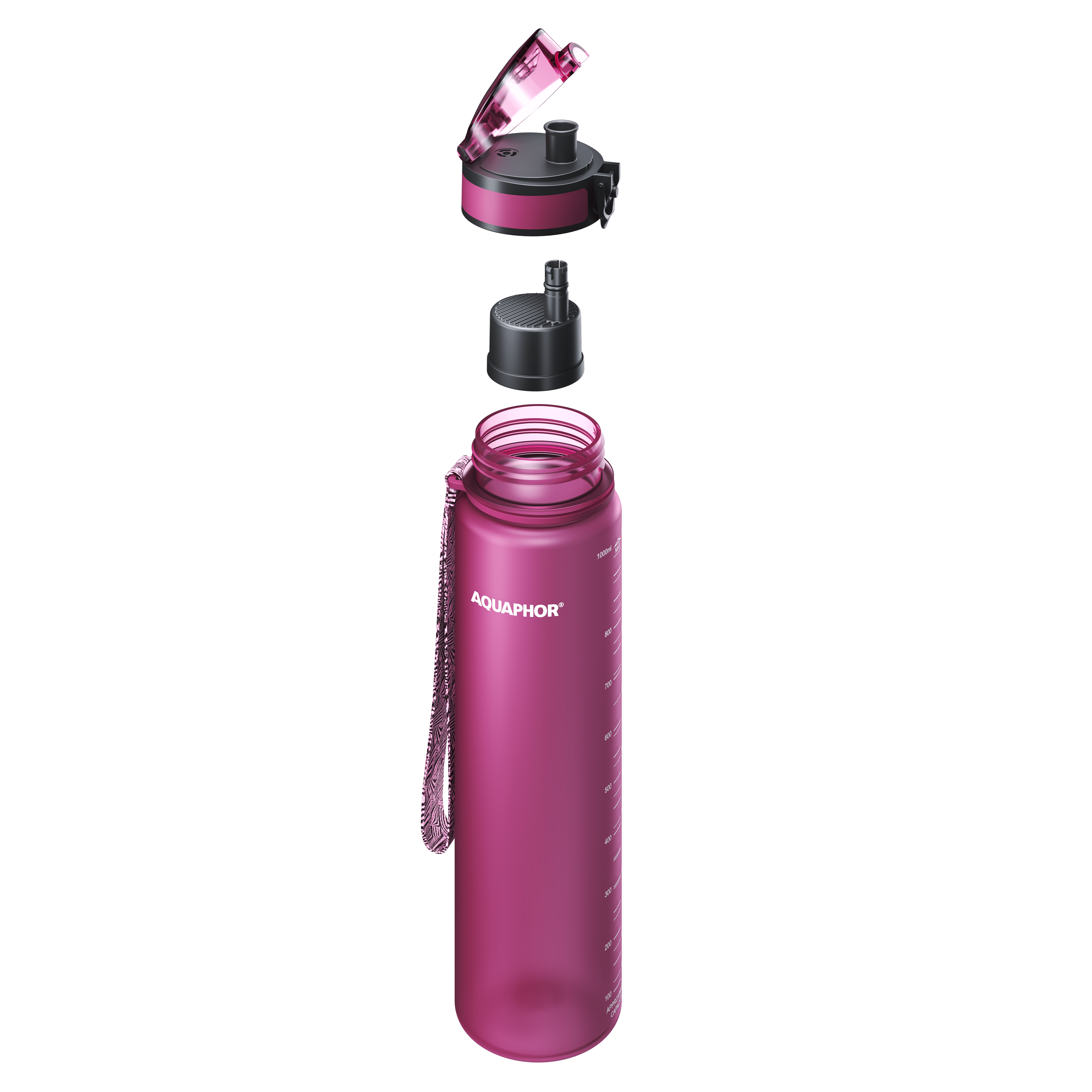 Фильтр бутылка City 1000 ml (рубиновый) Фильтр бутылка City 1000 ml (рубиновый)