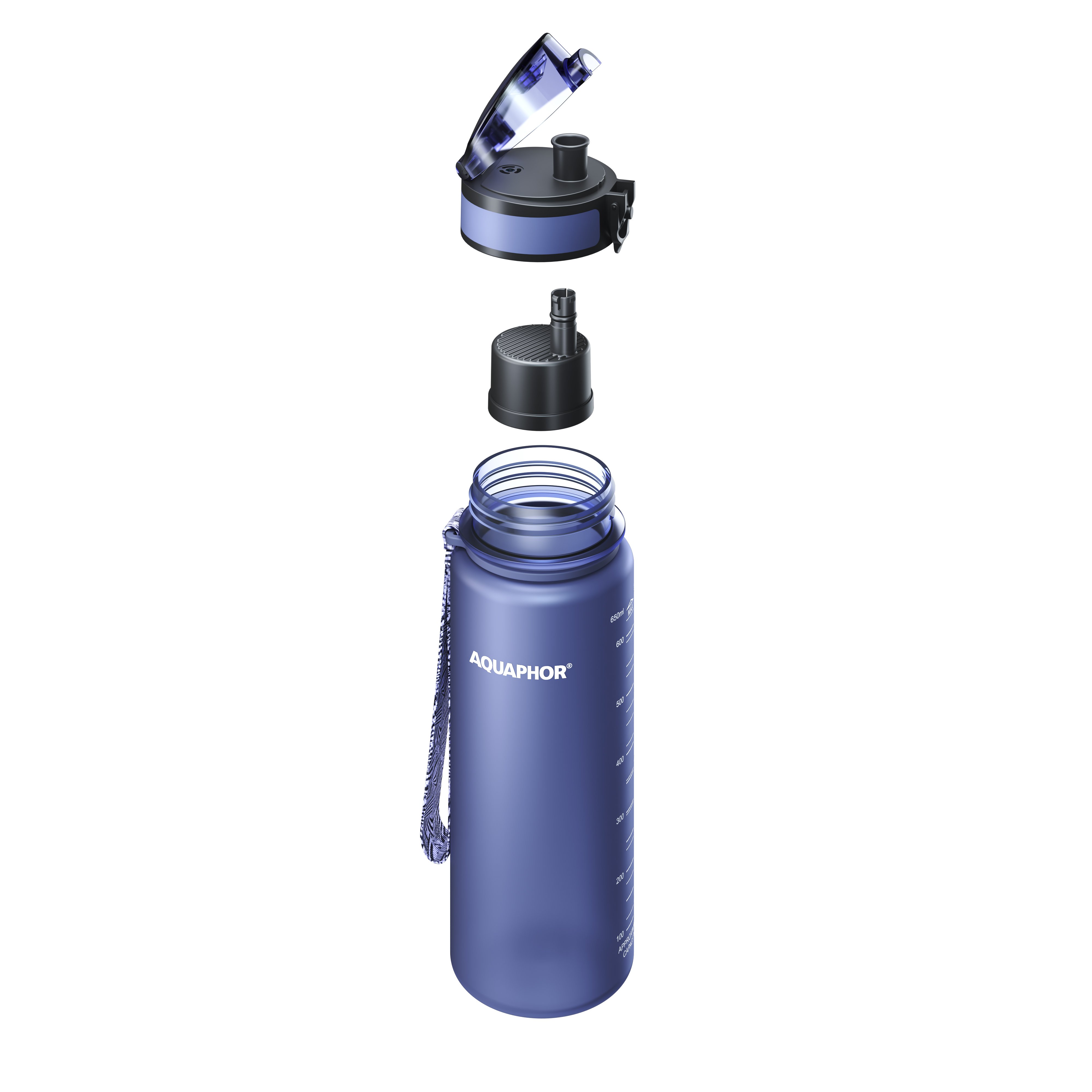 Фильтр бутылка City 650 ml (Темно-синий) Фильтр бутылка City 650 ml (Темно-синий)