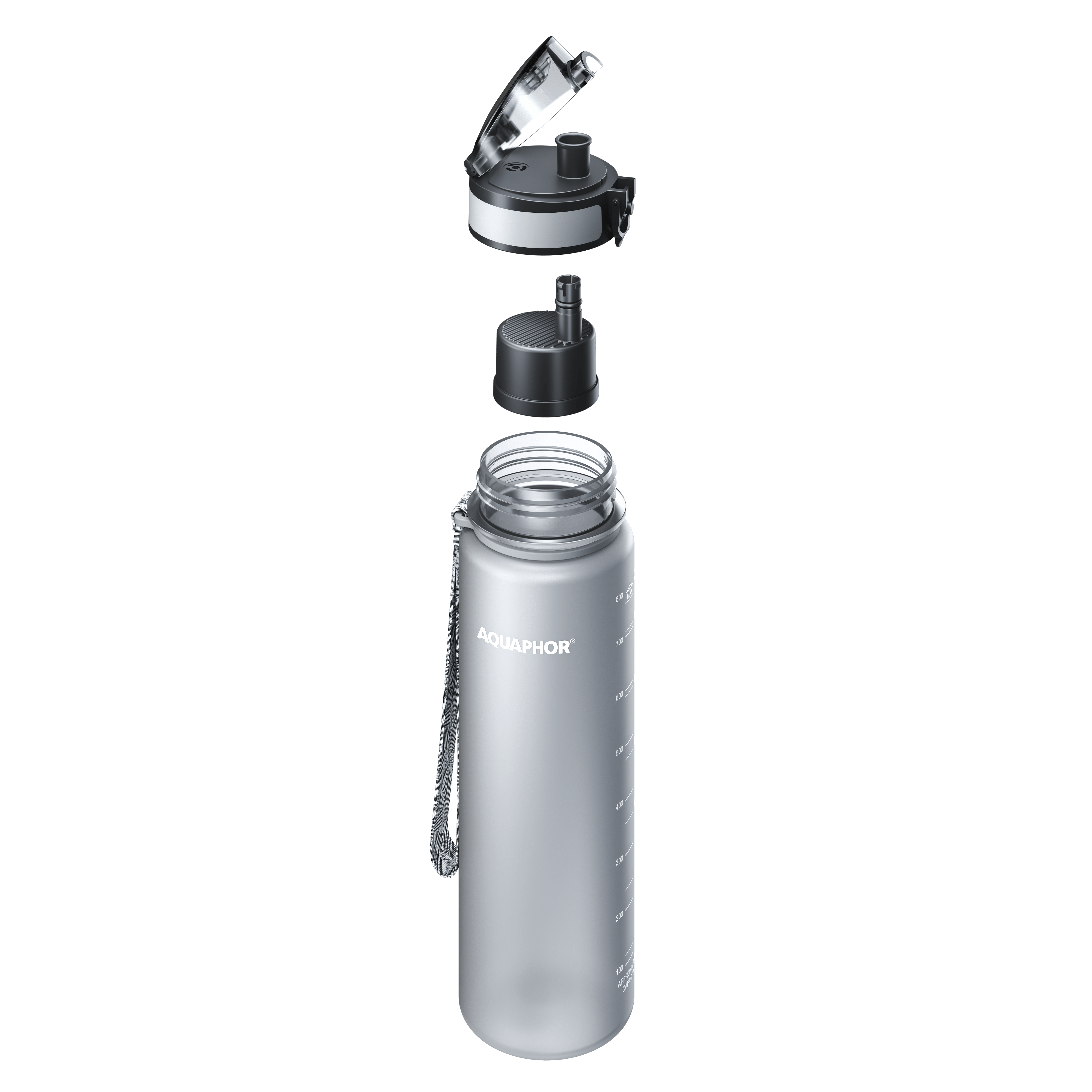 Фильтр бутылка City 800 ml (серый) Фильтр бутылка City 800 ml (серый)