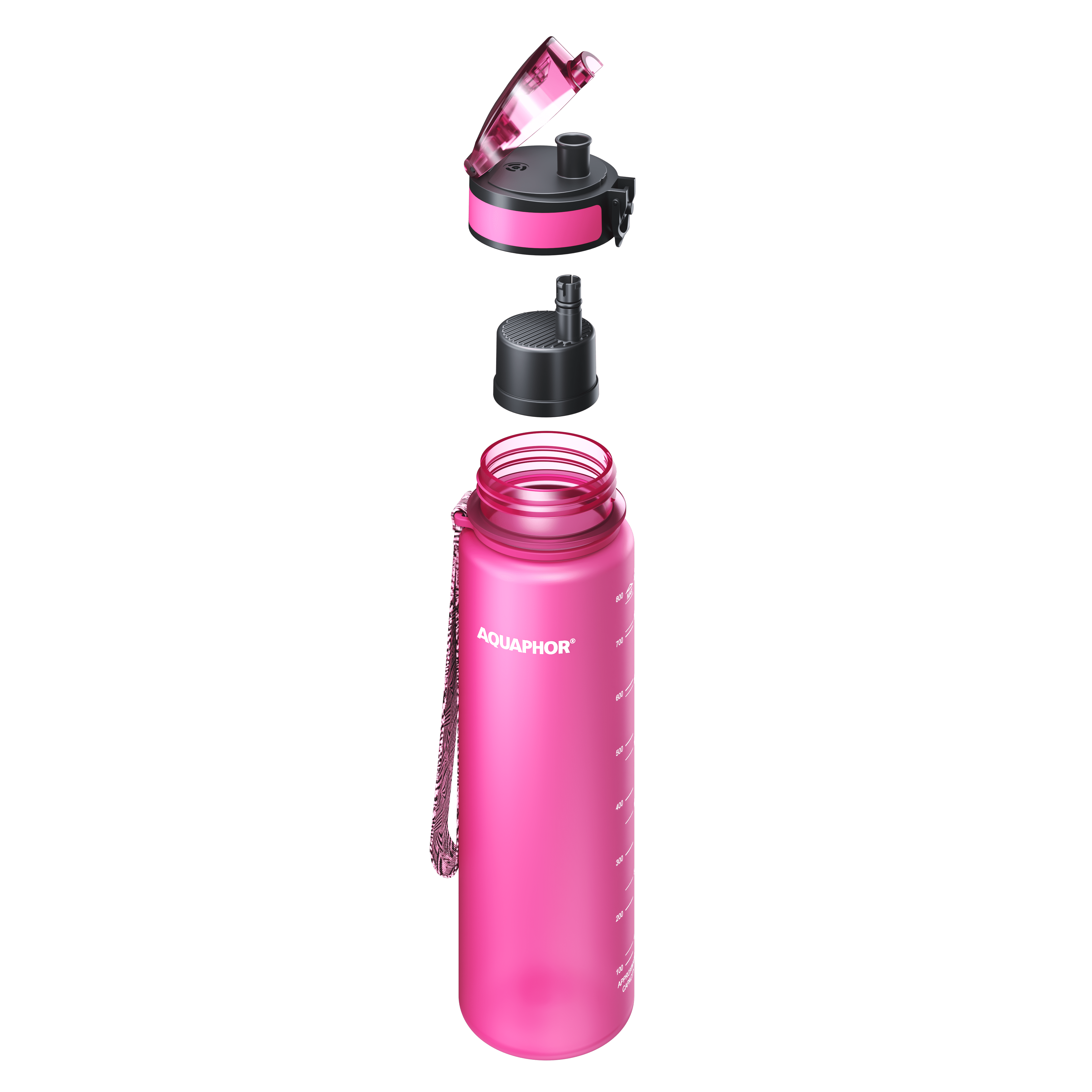 Фильтр бутылка City 800 ml (розовый) Фильтр бутылка City 800 ml (розовый)