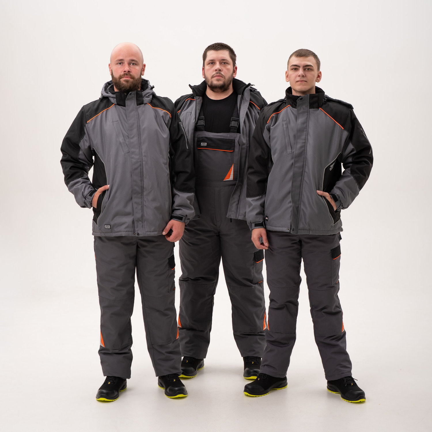 Куртка зимняя Professional winlong серая