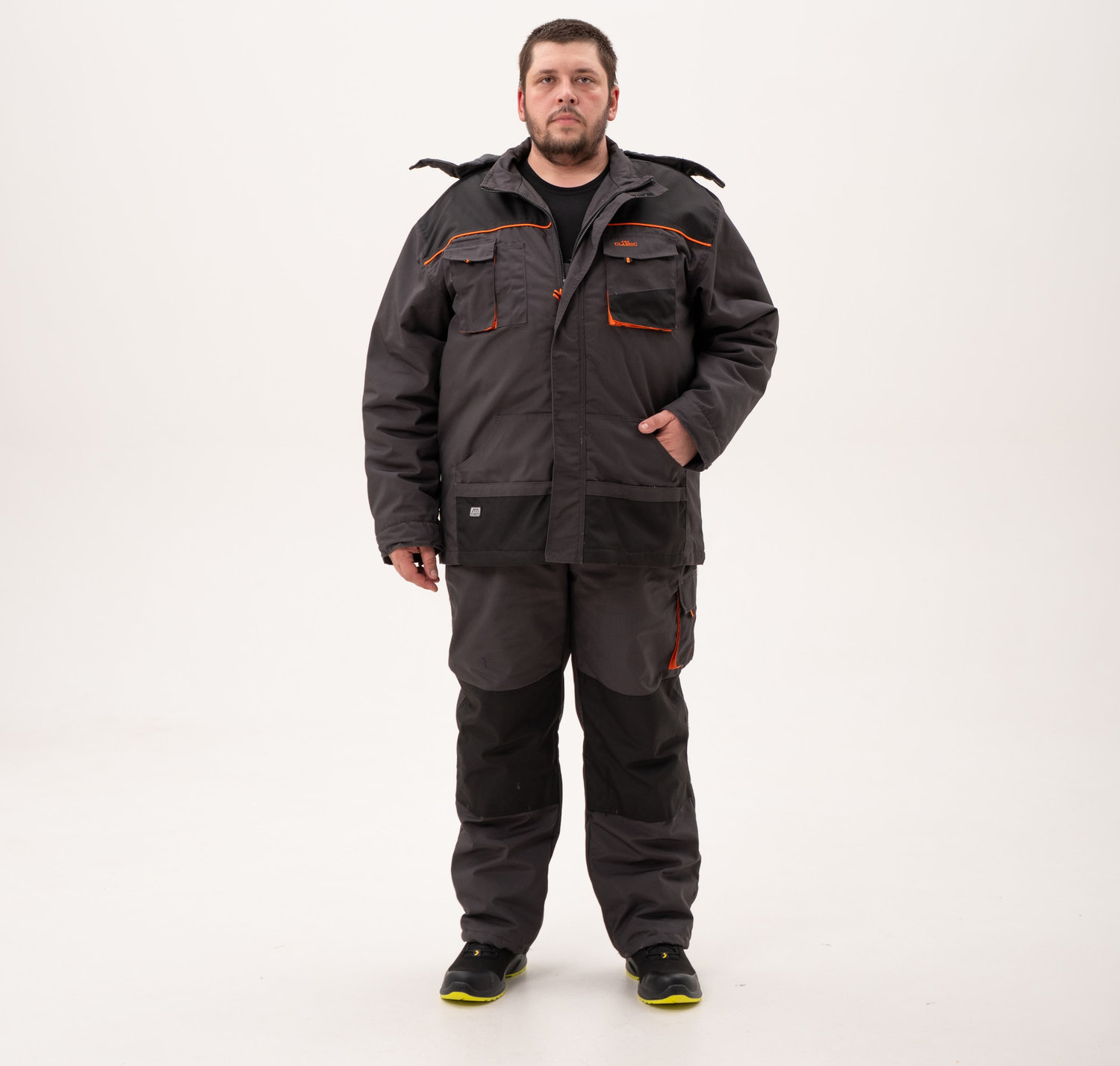 Куртка утепленная CLASSIC long с капюшоном