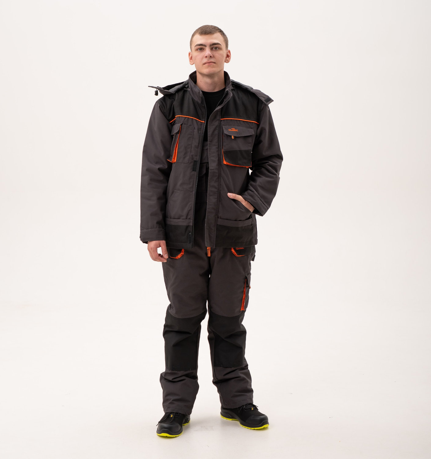 Куртка утепленная CLASSIC long с капюшоном