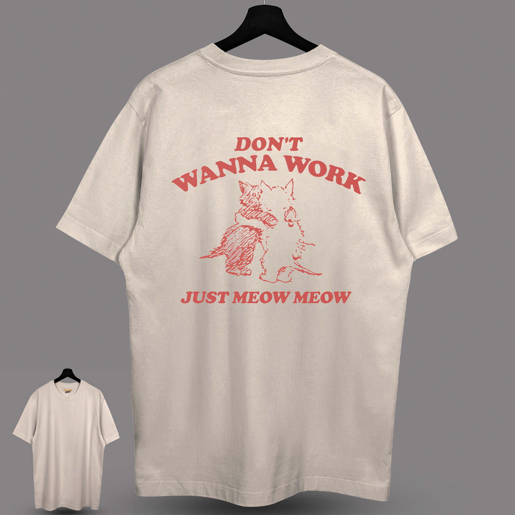 Футболка с принтом (Dont wanna work)