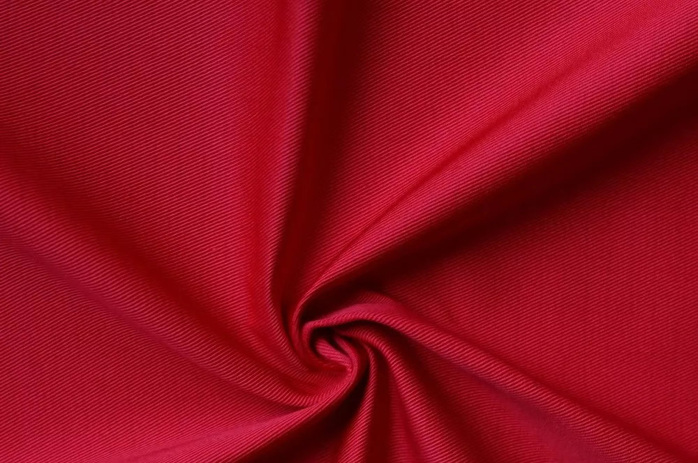 EGERIA-245 Red 201 (245gsm | 64% Polyester, 34% Cotton, 2% AS| Twill 3/1) EGERIA-245 Red 201 (245gsm | 64% Polyester, 34% Cotton, 2% AS| Twill 3/1)