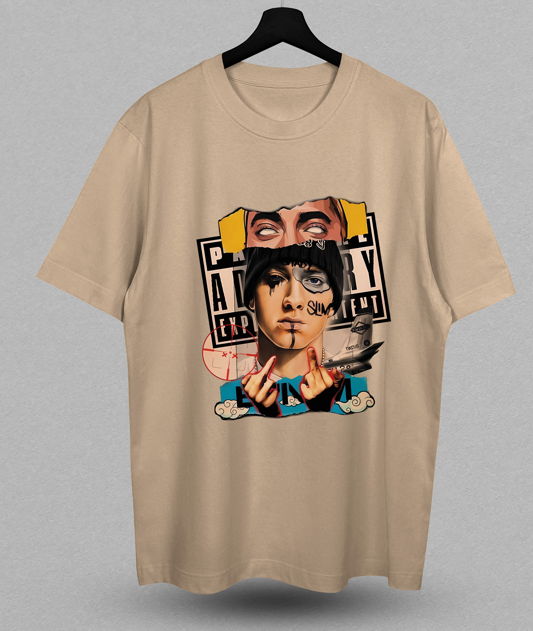 Футболка с принтом "Eminem Art"