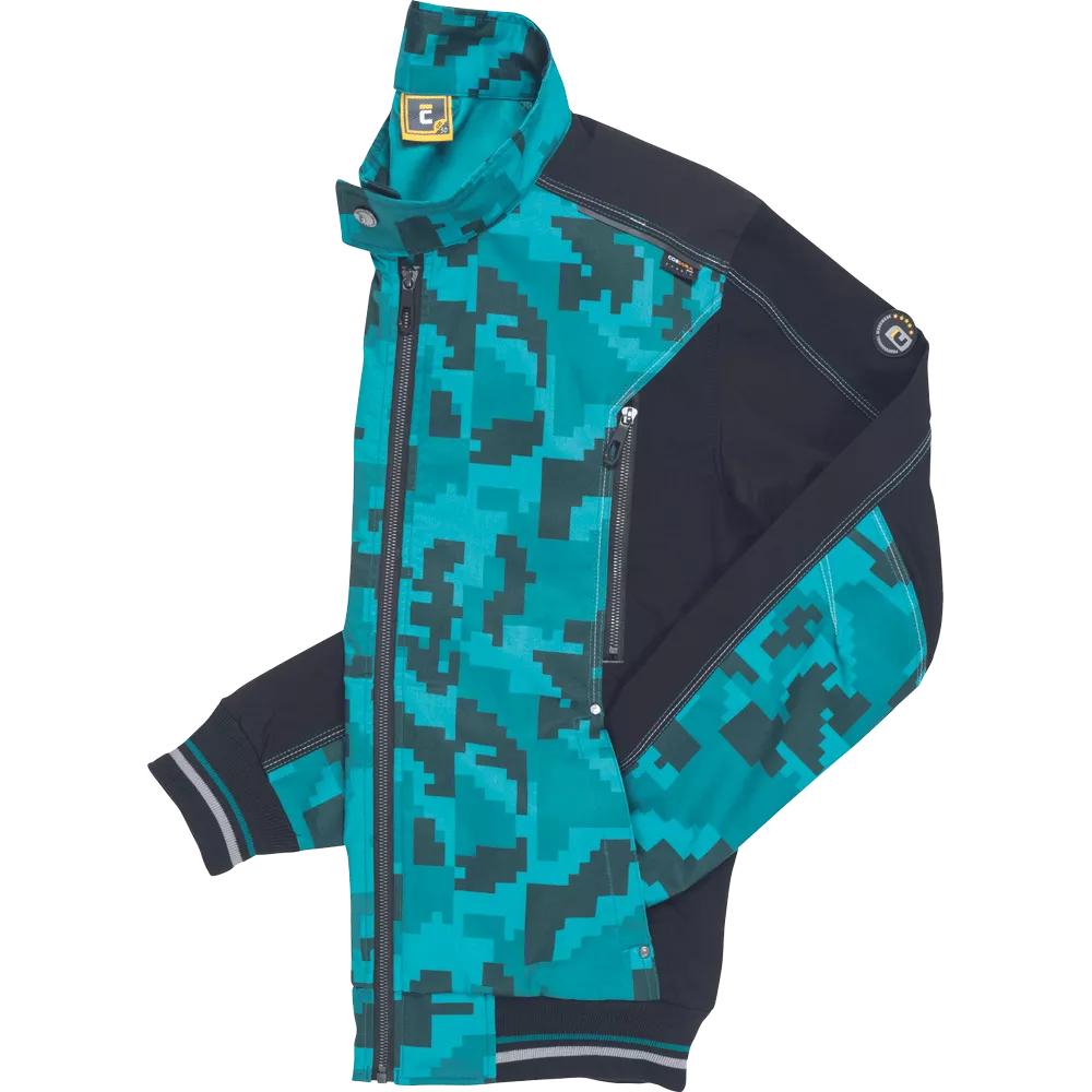 Куртка NEURUM CAMOUFLAGE - бирюзовая Куртка NEURUM CAMOUFLAGE - бирюзовая