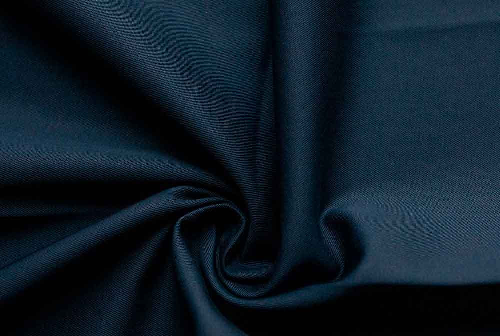 FIJI Dark Navy #124-01 (220gsm | 99% Cotton, 1% AS | Twill 2/1)
