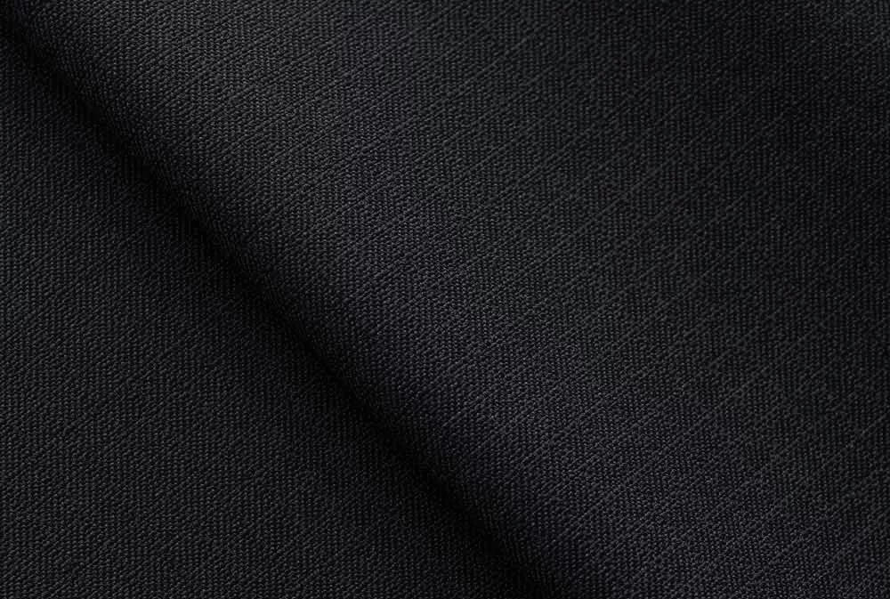 FORTIS-235 Stretch Black #1 (235gsm | 65% Polyester, 32% Cotton, 3% Spandex | Rip-stop)