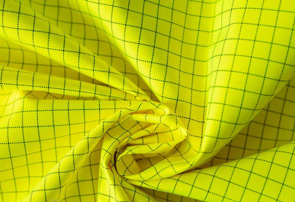 FR-OXFORD HV Yellow (250gsm | 98% Polyester, 2% AS | Plain 1/1)