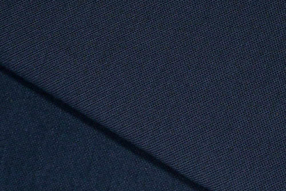 FR-Pique-230 Dark Navy #124-01 (230gsm | 60% Modacrylic, 38% Cotton, 2% AS | Knit fabric)