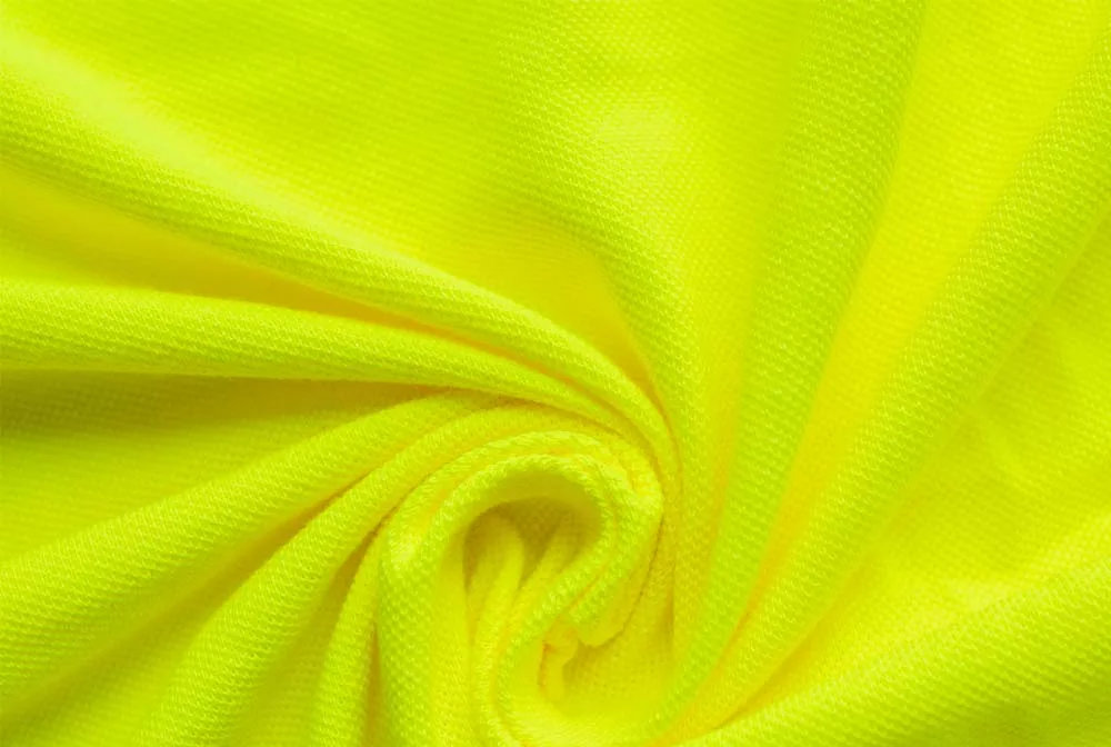 FR-Pique-230 HV Yellow (230gsm | 60% Modacrylic, 38% Cotton, 2% AS | Knit fabric)