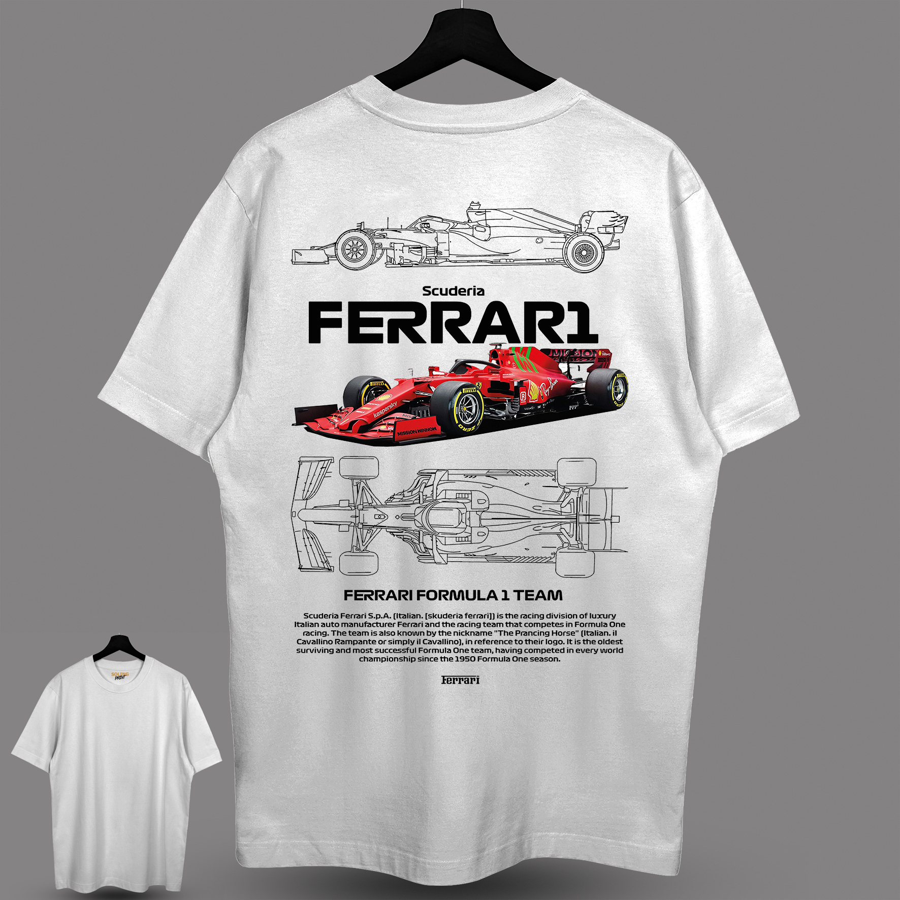 Футболка с принтом (Ferrar1)