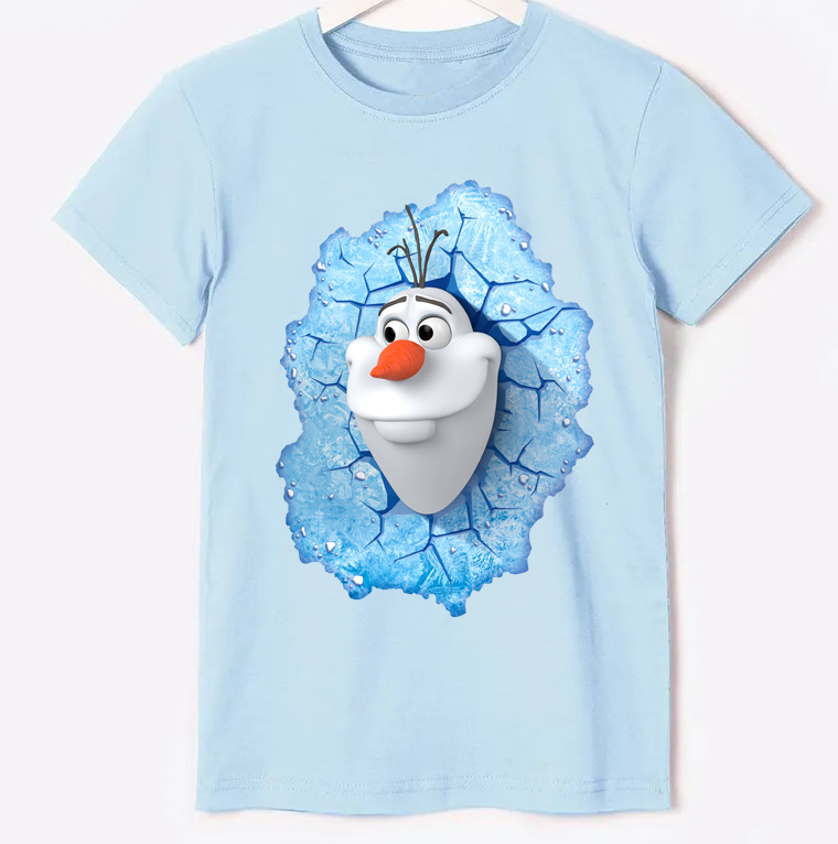 Детская футболка с принтом Frozen