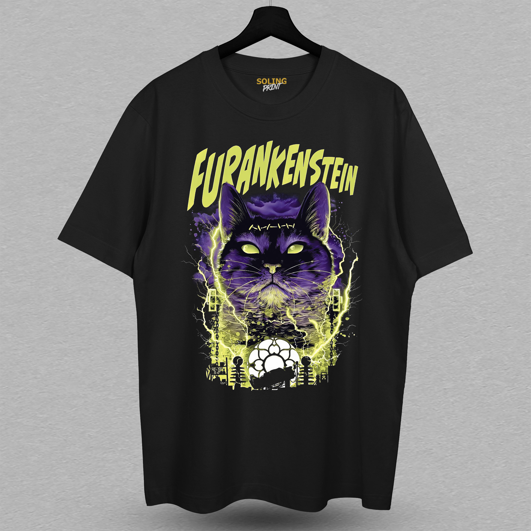 Футболка с принтом Furankenstein