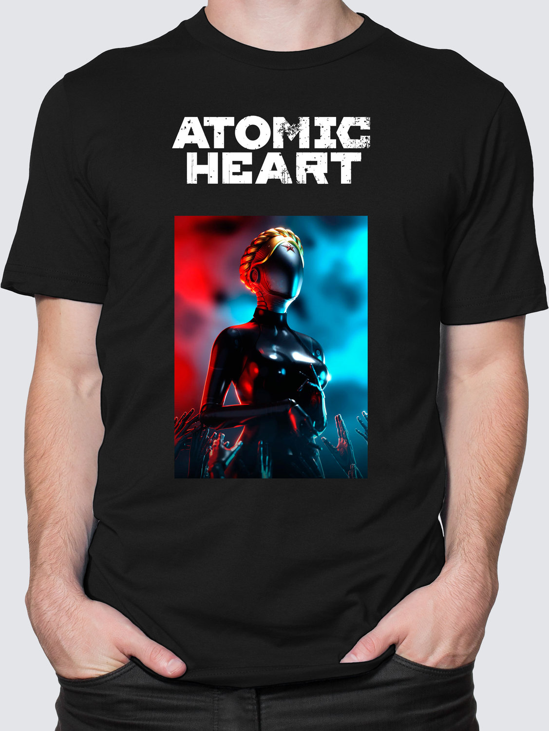 Футболка с Принтом "atomic heart"