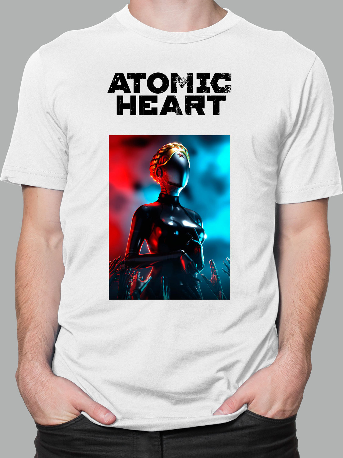Футболка с Принтом "atomic heart"