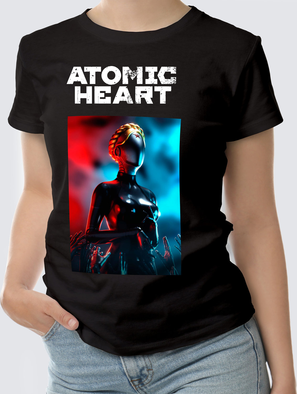 Футболка с Принтом "atomic heart"